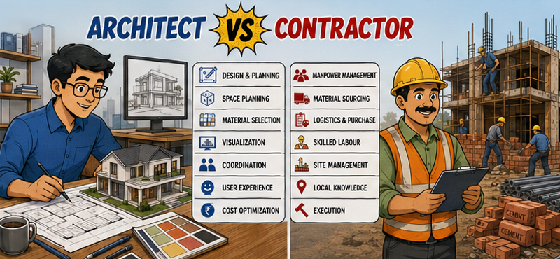 ARCHITECTS OR CONTRACTORS FIRST -WHAT FIRST TIME HOME OWNERS IN BHUBANESWAR GET WRONG